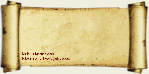 Mina Karadžić vizit kartica